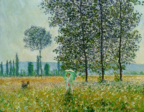 Claude Monet  Felder im FrÃ¼hling Reproducción de arte 90x70cm | Yourdecoration.es