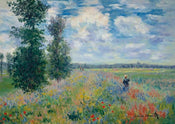 Claude Monet  Les Coquelicots Reproducción de arte 29.7x21cm | Yourdecoration.es