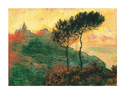 Claude Monet  The Church at Varengeville Reproducción de arte 80x60cm | Yourdecoration.es