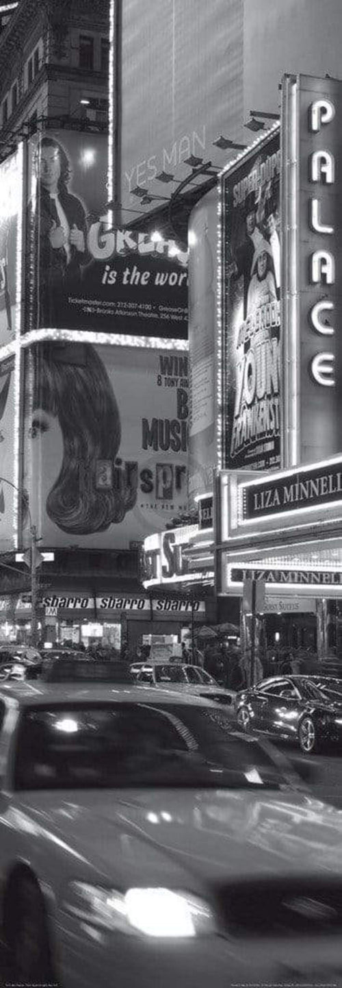 Alan Copson  Times Sqare at night, New York Reproducción de arte 33x95cm | Yourdecoration.es