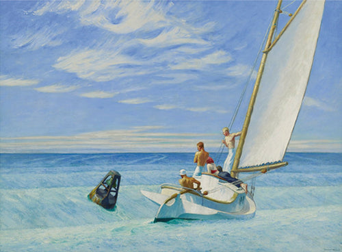 PGM Edward Hopper Ground Swell 1939 Reproducción de arte 70x50cm | Yourdecoration.es