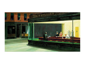 PGM Edward Hopper Nighthawks Reproducción de arte 40x30cm | Yourdecoration.es