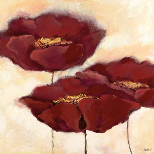 Elena Filatov  Mohn in Milch II Reproducción de arte 70x70cm | Yourdecoration.es