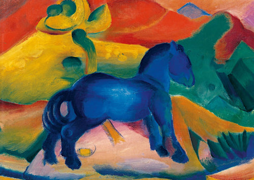 PGM Franz Marc Blaues Pferdchen Reproducción de arte 30x21cm | Yourdecoration.es