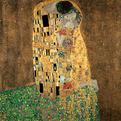 Gustav Klimt  Der KuÃŸ Reproducción de arte 98x98cm | Yourdecoration.es