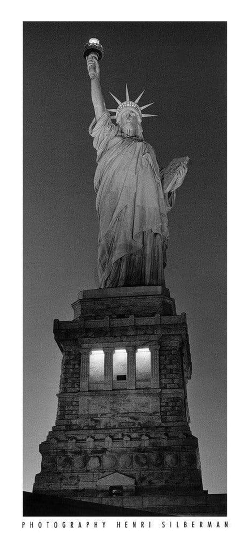 Henri Silberman  Statue of Liberty Reproducción de arte 22x50cm | Yourdecoration.es