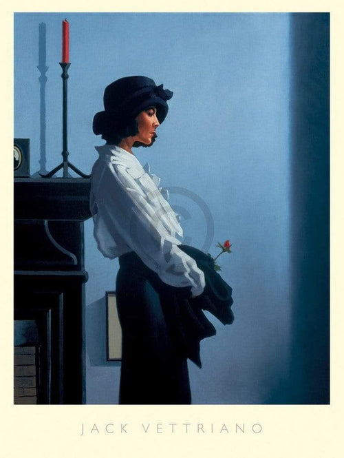 Jack Vettriano  Valentine Rose Reproducción de arte 60x80cm | Yourdecoration.es