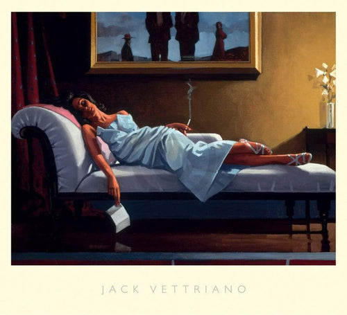 Jack Vettriano  The Letter Reproducción de arte 76x68cm | Yourdecoration.es