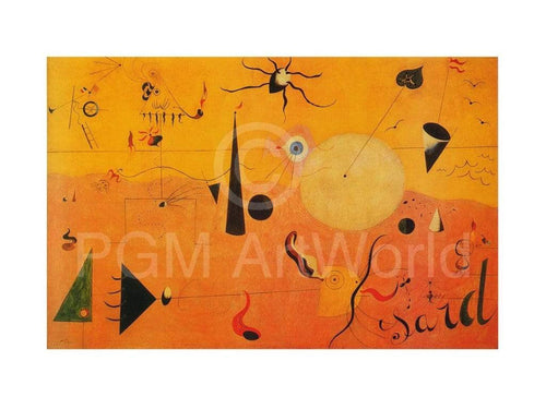 Joan Miro  Paysage Catalan Reproducción de arte 80x60cm | Yourdecoration.es