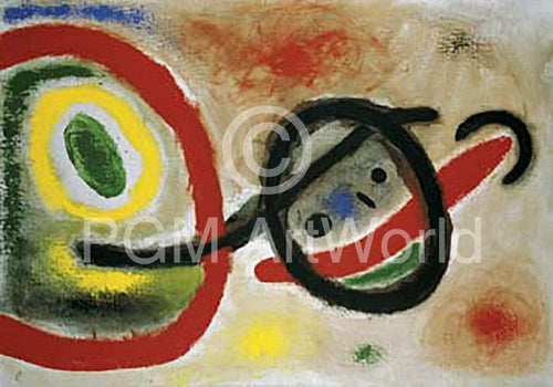 Joan Miro  Femme III Reproducción de arte 80x60cm | Yourdecoration.es