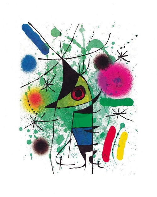 Joan Miro  The singing Fish Reproducción de arte 70x100cm | Yourdecoration.es