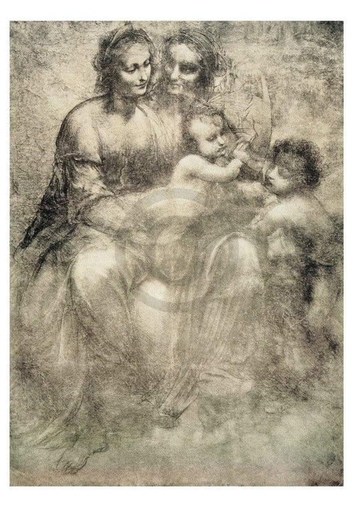 Leonardo Da Vinci  La vergine Reproducción de arte 35x50cm | Yourdecoration.es