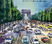 Michael Leu  Arc de Triomphe Reproducción de arte 60x50cm | Yourdecoration.es