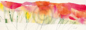 Marta Peuckert  Poppy ribbon red Reproducción de arte 100x35cm | Yourdecoration.es