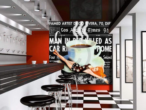 Marcel Terrani  Give me all your coffee Reproducción de arte 70x70cm | Yourdecoration.es