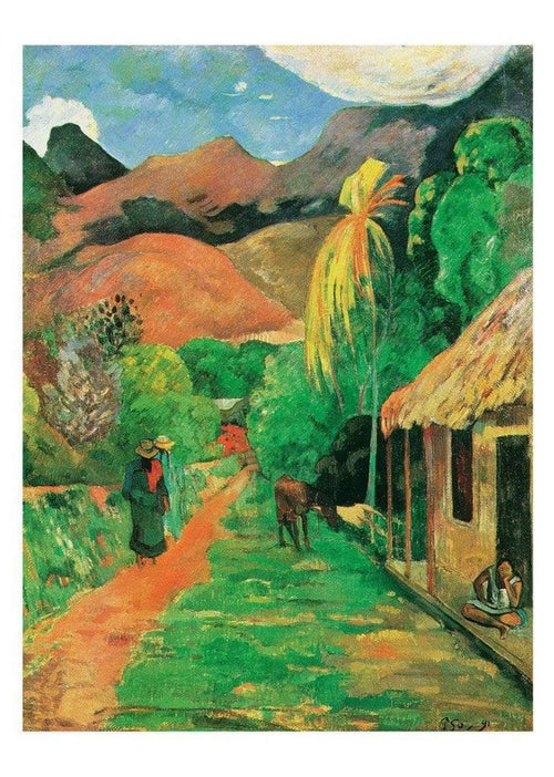 Paul Gauguin  Chemin a papeete Reproducción de arte 50x70cm | Yourdecoration.es