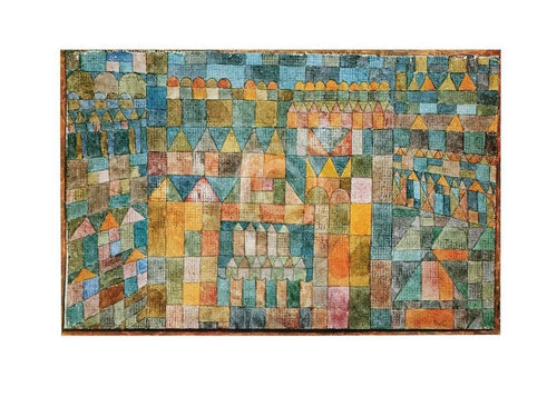 Paul Klee  Quartiere Reproducción de arte 80x60cm | Yourdecoration.es