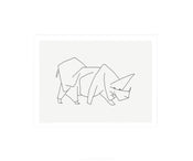PGM Paul Klee Masque di Rinoceros Reproducción de arte 60x50cm | Yourdecoration.es