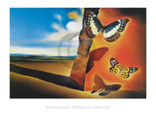 Salvador Dali  Paysage aux Papillons Reproducción de arte 80x60cm | Yourdecoration.es