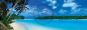 Shutterstock  Panoramic Lagoon Reproducción de arte 95x33cm | Yourdecoration.es