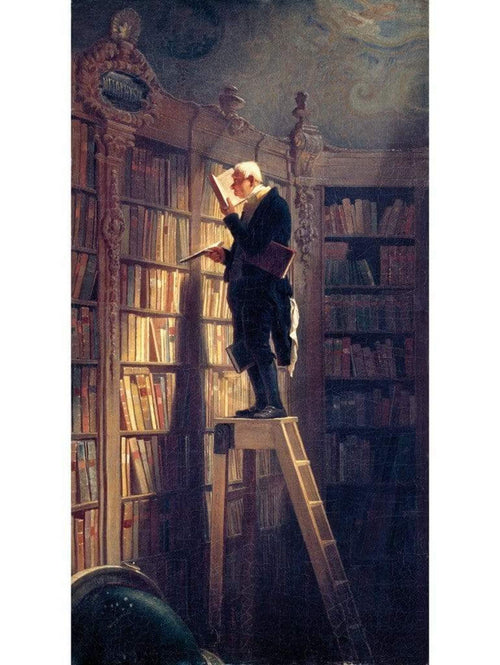 Carl Spitzweg  Der BÃ¼cherwurm Reproducción de arte 60x80cm | Yourdecoration.es