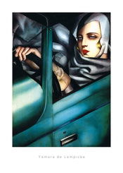 Tamara De Lempicka  Self Portrait Reproducción de arte 50x70cm | Yourdecoration.es