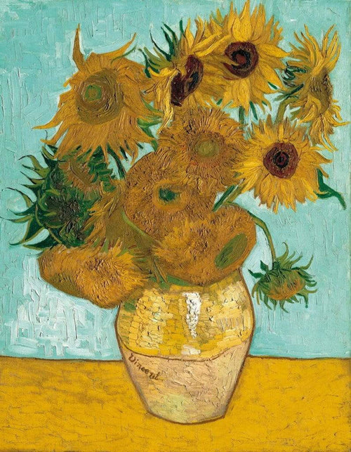 Vincent Van Gogh  Vase mit Sonnenblumen Reproducción de arte 70x90cm | Yourdecoration.es