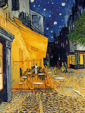 Vincent Van Gogh Cafe at Night Reproducción de arte 60x80cm | Yourdecoration.es