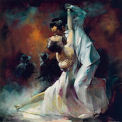 Willem Haenraets  Tango Argentino I Reproducción de arte 70x70cm | Yourdecoration.es