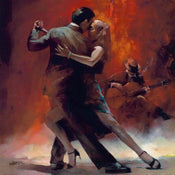 Willem Haenraets  Tango Argentino II Reproducción de arte 70x70cm | Yourdecoration.es