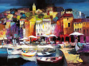 Willem Haenraets  Seaport Town II Reproducción de arte 80x60cm | Yourdecoration.es