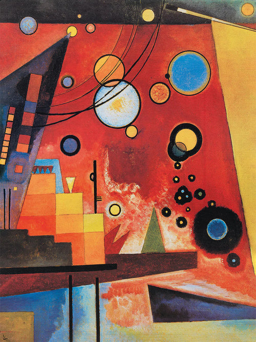 Wassily Kandinsky  Schweres Rot Reproducción de arte 60x80cm | Yourdecoration.es