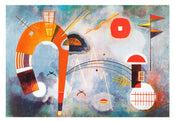 Wassily Kandinsky  Rond et pointu Reproducción de arte 100x70cm | Yourdecoration.es