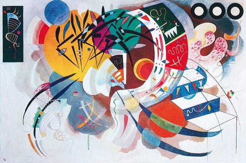 Wassily Kandinsky  Dominant curve Reproducción de arte 100x70cm | Yourdecoration.es