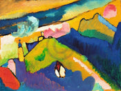 Wassily Kandinsky  Murnau, Berglandschaft Reproducción de arte 80x60cm | Yourdecoration.es