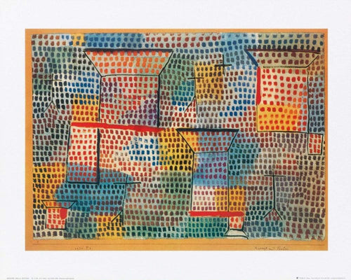 Paul Klee  Kreuze und SÃ¤ulen Reproducción de arte 50x40cm | Yourdecoration.es