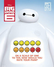 Pyramid Big Hero 6 Rate Your Pain Póster 40x50cm | Yourdecoration.es