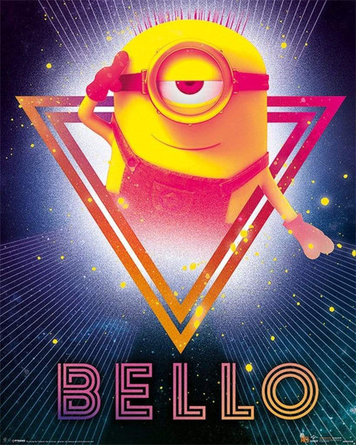 Pyramid Despicable Me 3 80s Bello Póster 40x50cm | Yourdecoration.es