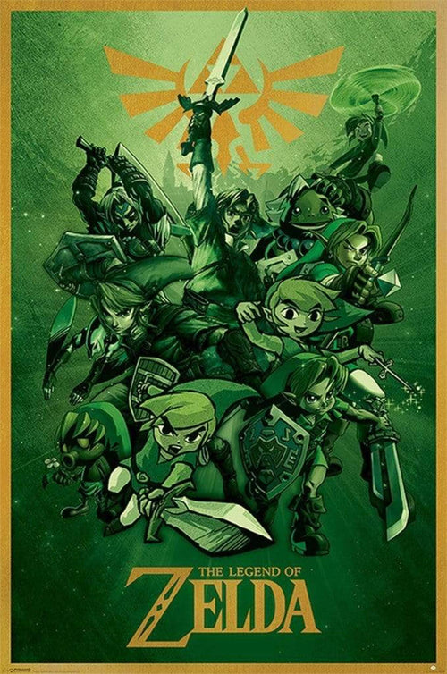 Pyramid The Legend of Zelda Link Póster 61x91,5cm | Yourdecoration.es