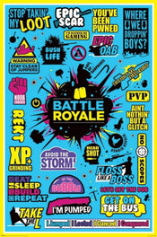 Pyramid Battle Royale Infographic Póster 61x91,5cm | Yourdecoration.es