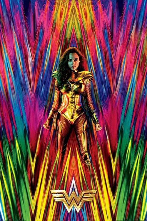 Pyramid Wonder Woman 1984 Neon Static Póster 61x91,5cm | Yourdecoration.es