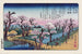 Pyramid Hiroshige Mount Fuji Koganei Bridge Póster 91,5x61cm | Yourdecoration.es