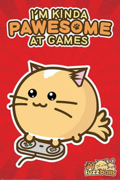 Pyramid Fuzzballs Pawsome Gamer Póster 61x91,5cm | Yourdecoration.es