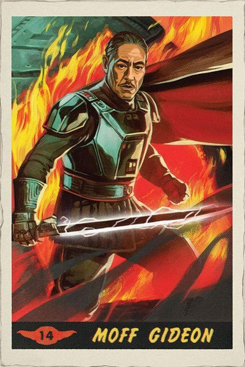 Pyramid Star Wars The Mandalorian Moff Gideon Card Póster 61x91,5cm | Yourdecoration.es