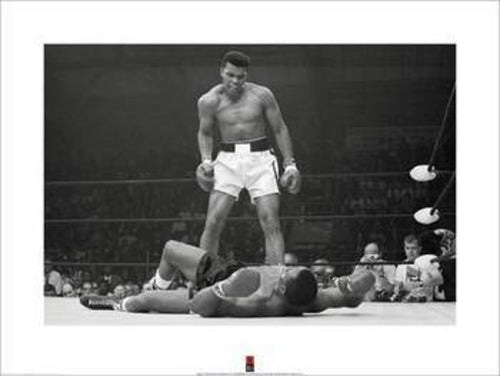 Pyramid Muhammad Ali v Liston Reproducción de arte 40x40cm | Yourdecoration.es