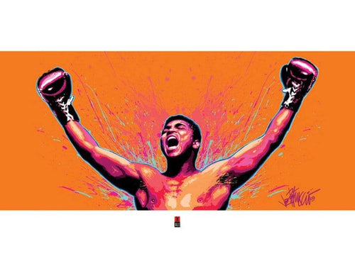 Pyramid Muhammad Ali Loud Reproducción de arte 60x80cm | Yourdecoration.es