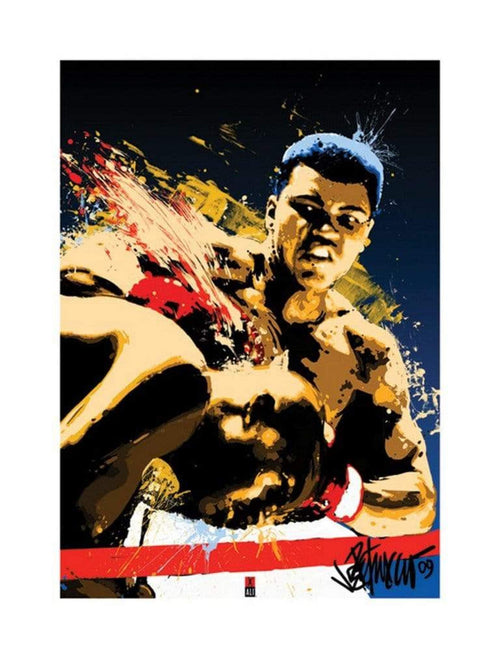 Pyramid Muhammad Ali Sting Petruccio Reproducción de arte 60x80cm | Yourdecoration.es