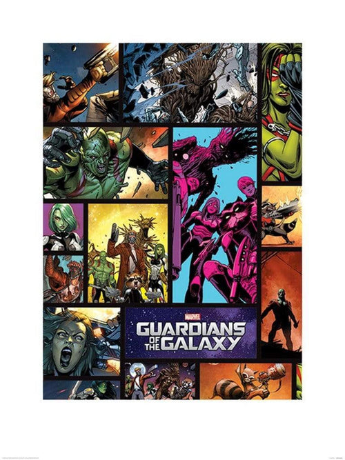 Pyramid Guardians of The Galaxy Comics Reproducción de arte 60x80cm | Yourdecoration.es