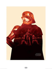 Pyramid Star Wars Episode VII Captain Phasma Tri Reproducción de arte 60x80cm | Yourdecoration.es