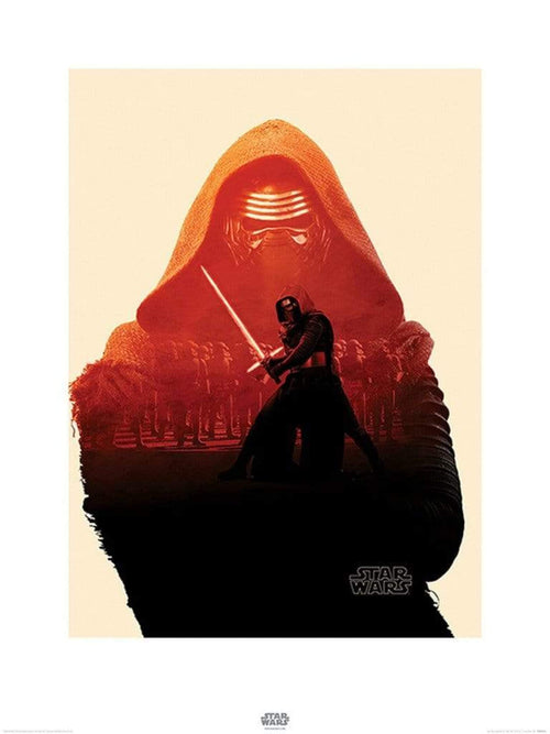 Pyramid Star Wars Episode VII Kylo Ren Tri Reproducción de arte 60x80cm | Yourdecoration.es